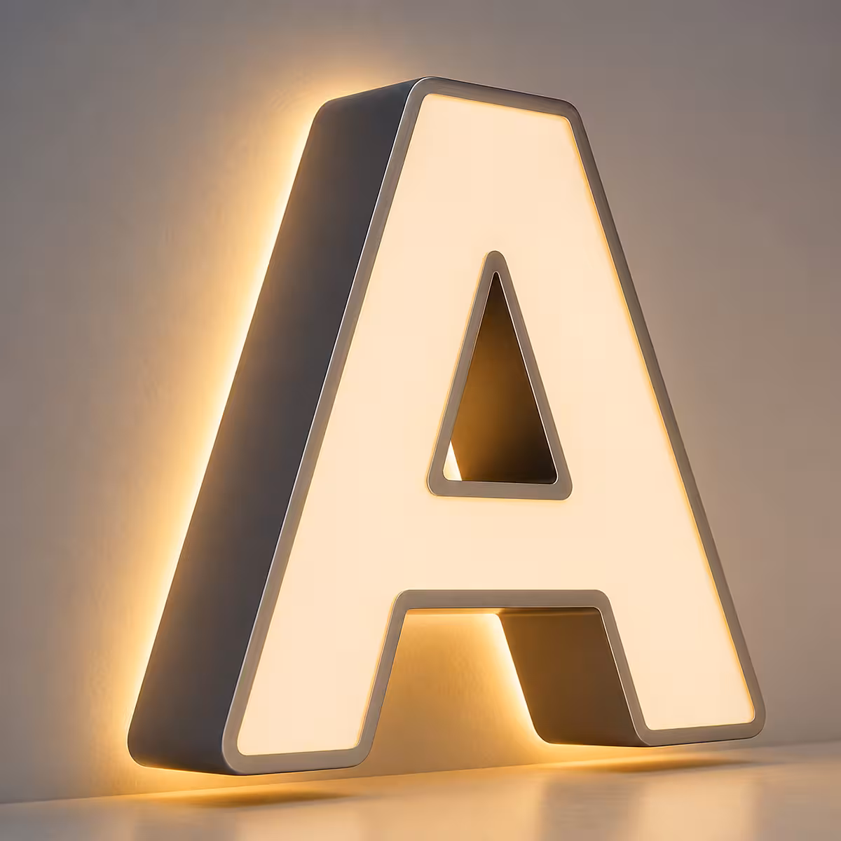 Litere volumetrice 3D