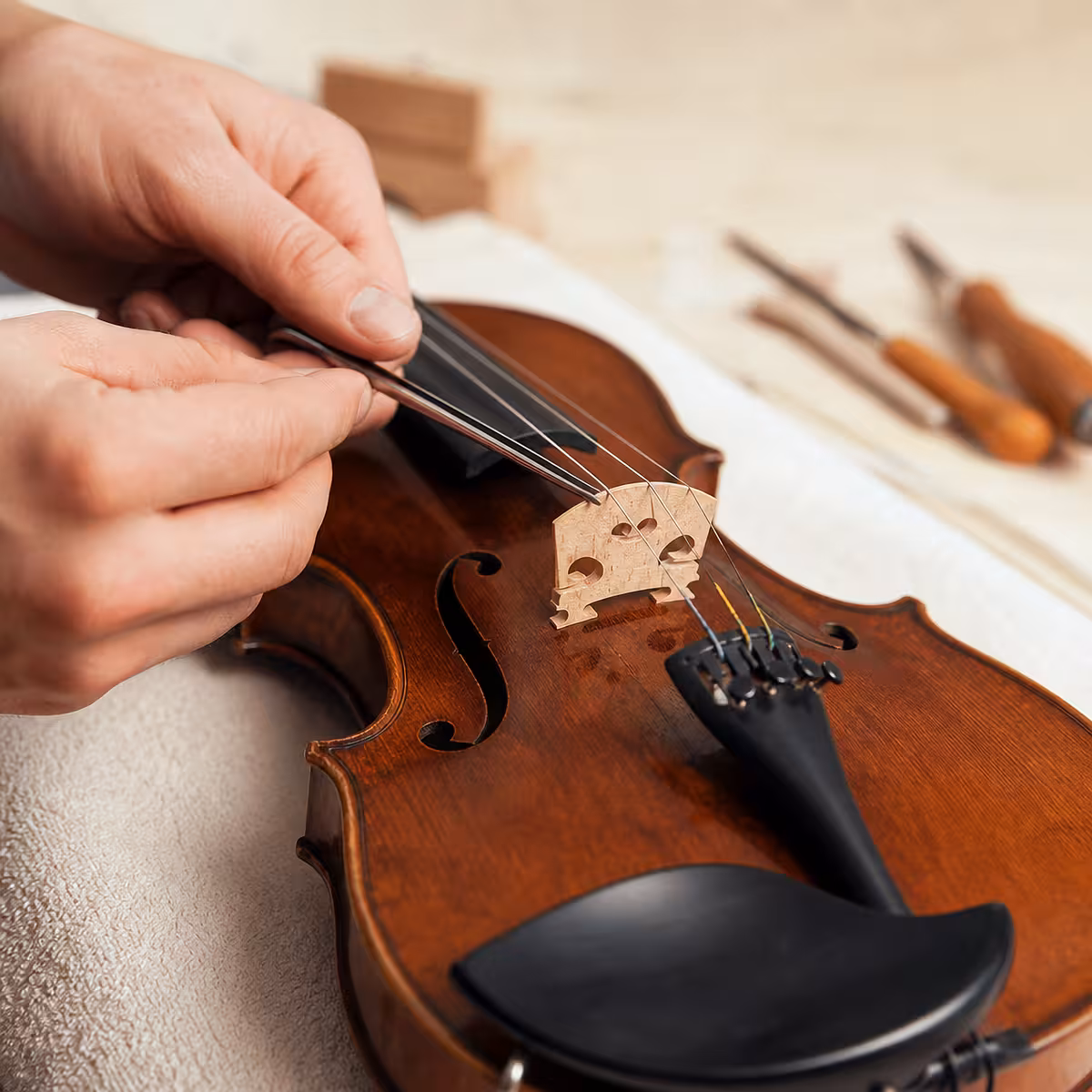 Reparații instrumente muzicale (chitară, pian, vioară)
